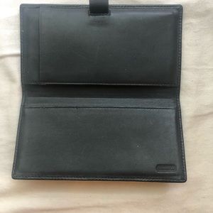 Genuine Coach Checkbook Cover